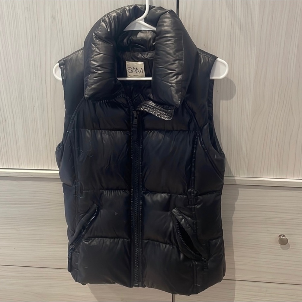 SAM Puffer Vest - black size small